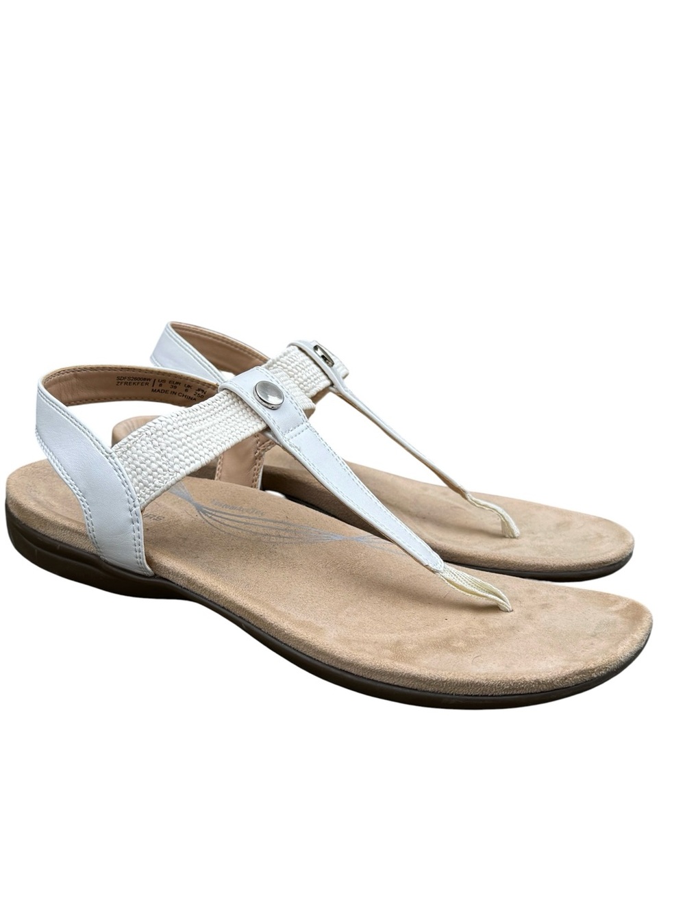 Dream Pairs Women’s Orthopedic Arch Support T Stap Sandals size 8